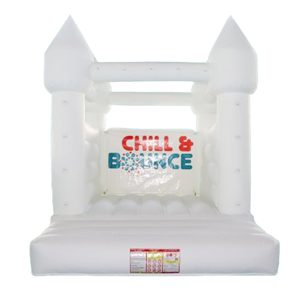The Chill & Bounce Castle – A Timeless & Elegant Inflatable for Any Event